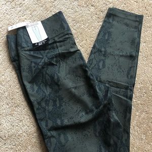 Snakeskin Print Leggings